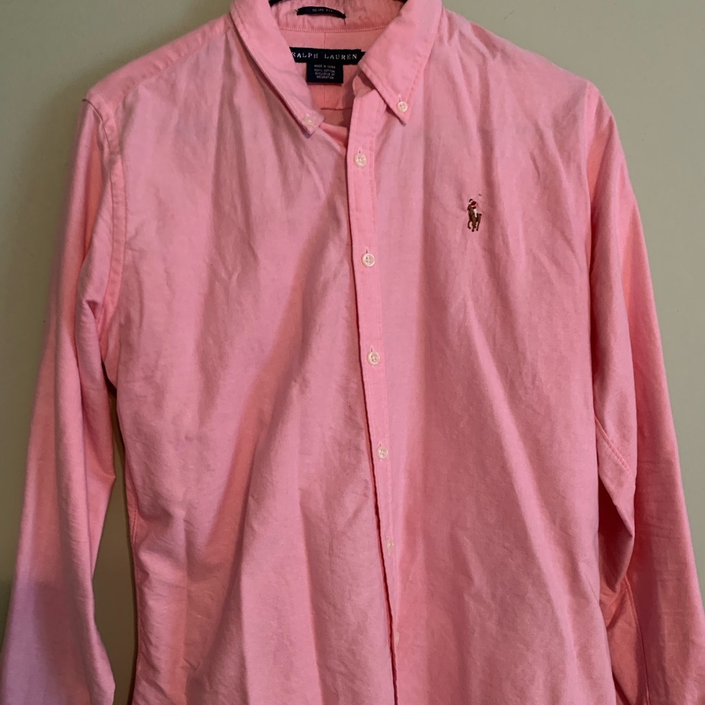 Ralph Lauren Slim Fit// Women’s Button Down// 12